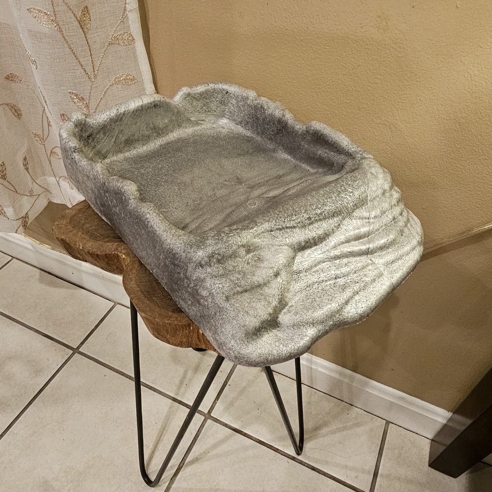 Gray Reptile Habitat Rock Accessory
